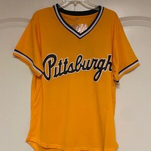 Pittsburgh Yellow V-Neck Jersey